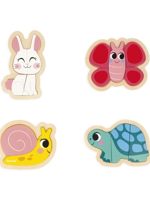 4 Puzles Evolutivos - Jardín - Imagen 1
