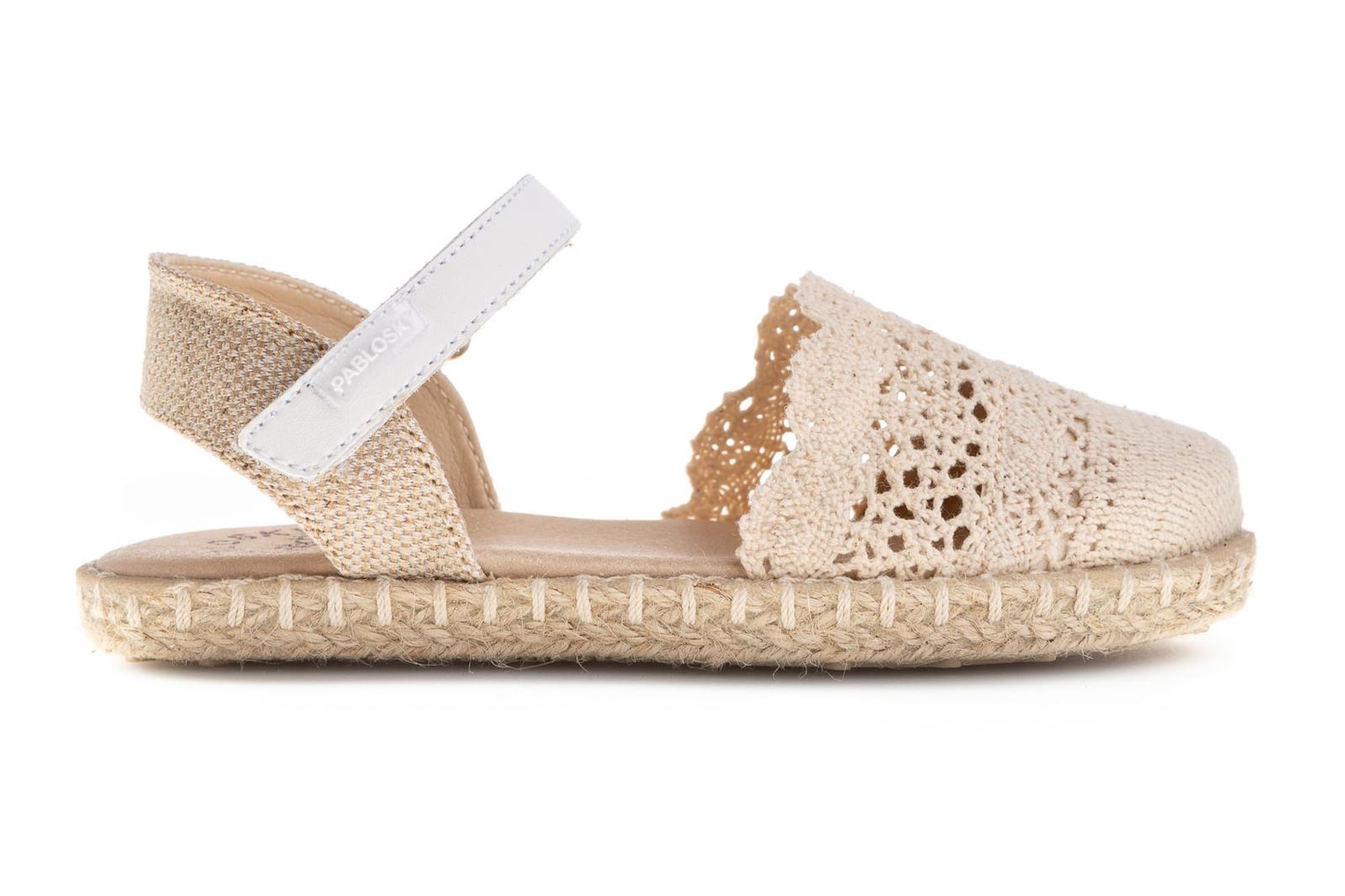Alpargata Crochet Beige - Imagen 2