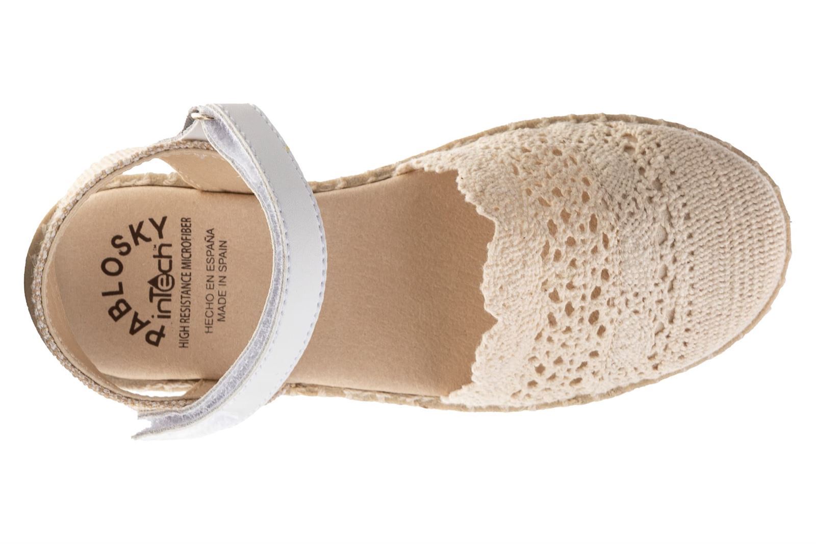 Alpargata Crochet Beige - Imagen 4
