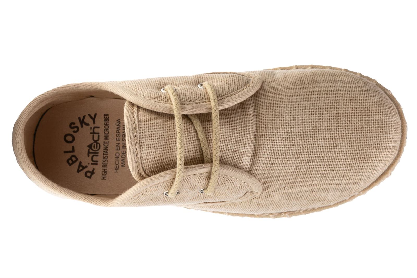 Alpargata Lino Beige - Imagen 4