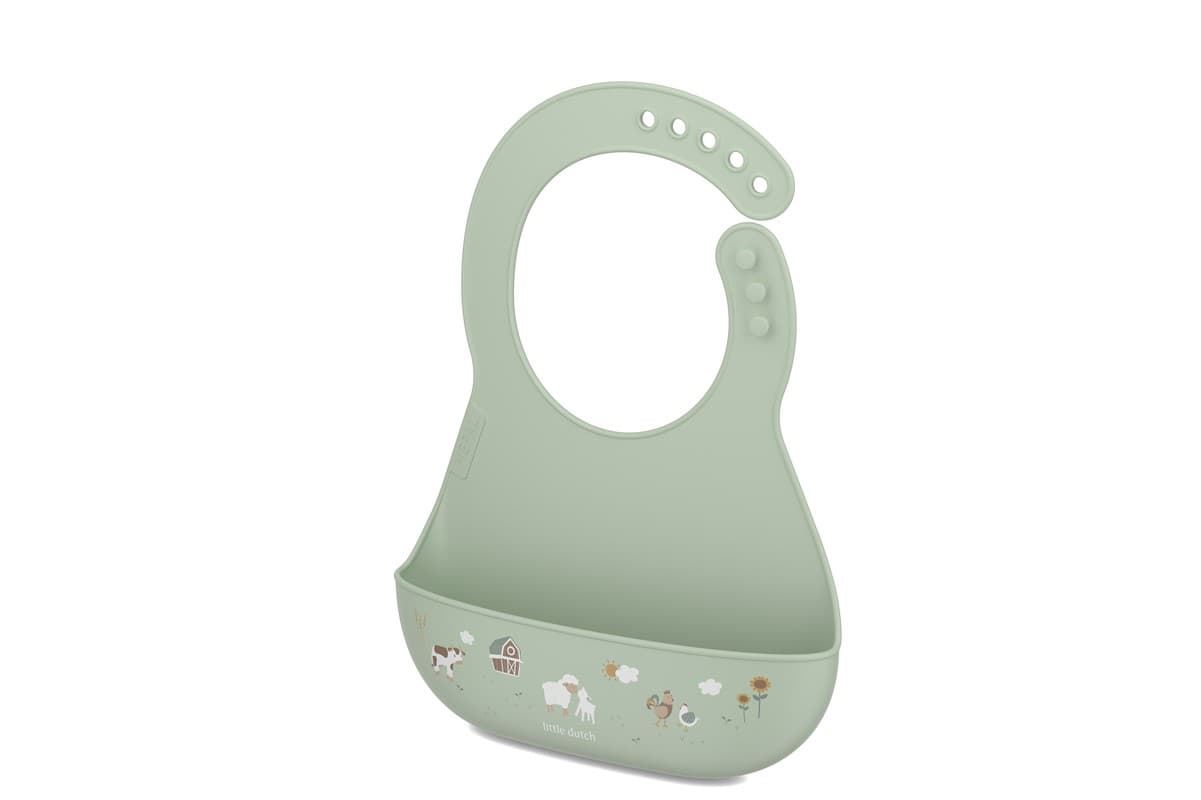 Babero Silicona Mio Pequeña Granja - Imagen 2