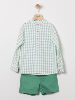 Berm+Camisa Cuad.Verde - Imagen 1