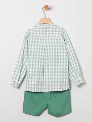 Berm+Camisa Cuad.Verde - Imagen 2