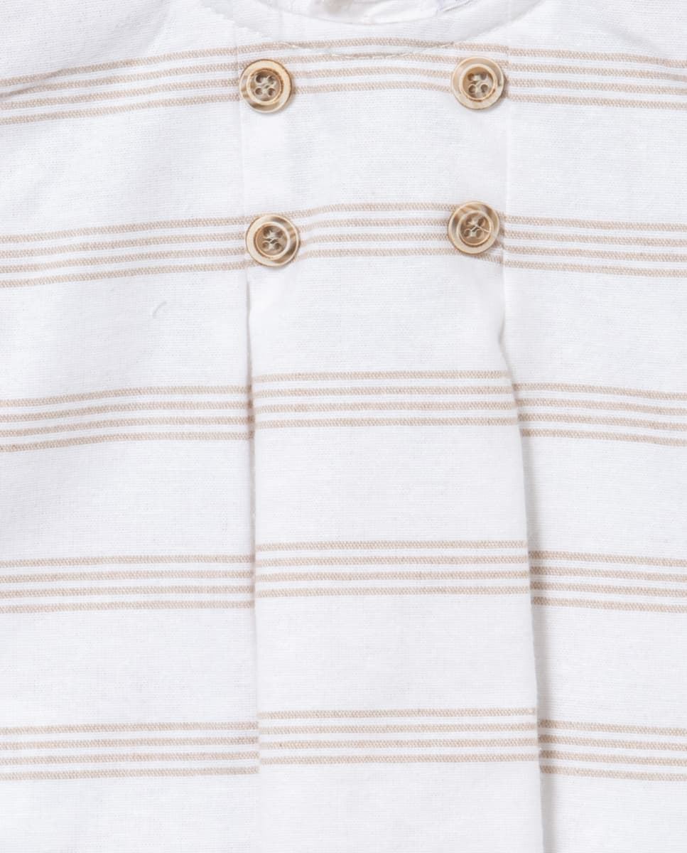 Bloomer+Camisa Rayas Tostado - Imagen 5