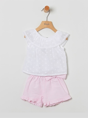 Blusa+Short Rayas Rosa - Imagen 2