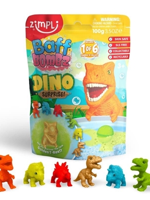 Bomba De Baño Surprise Dinos 1x100gr. - Imagen 1