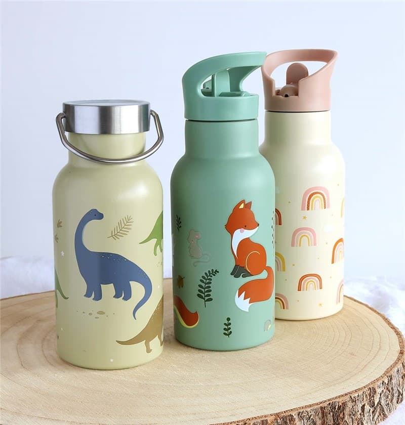 Botella Acero 350 Ml Dinosaurios - Imagen 6