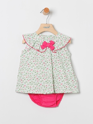 Brag+Vest.Flores Verde - Imagen 1