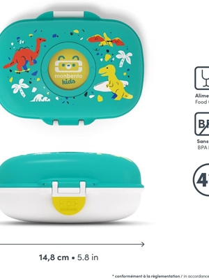 Caja Almuerzo Monbento Gram Dinos - Imagen 2