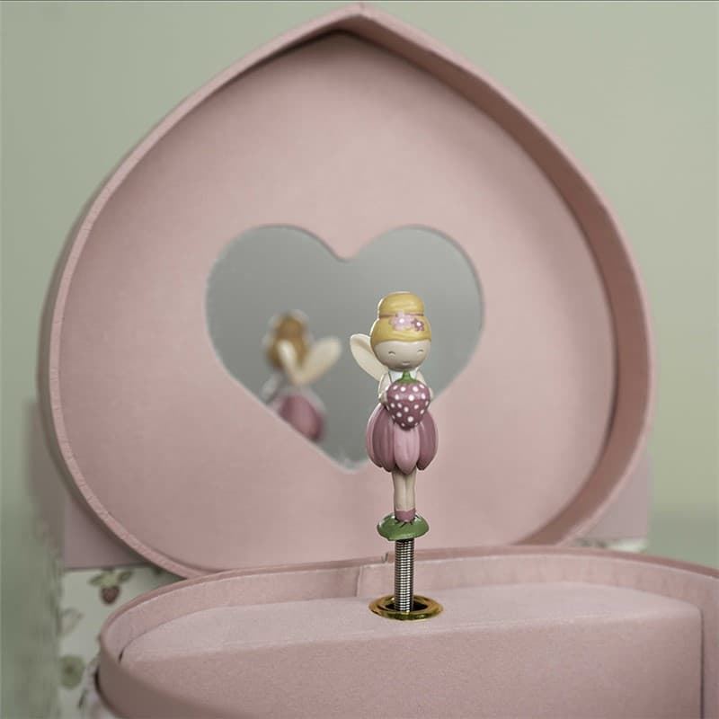Caja De Música Joyero Corazón Fairy Litt - Imagen 3