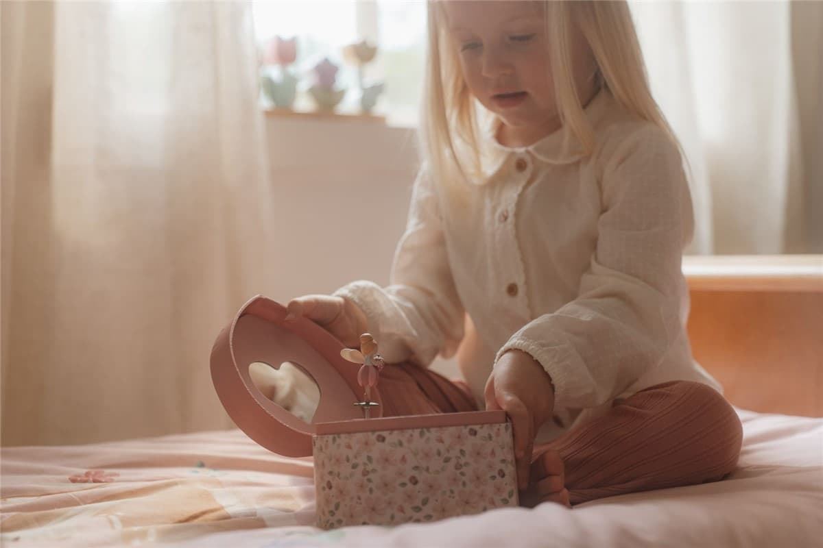 Caja De Música Joyero Corazón Fairy Litt - Imagen 6