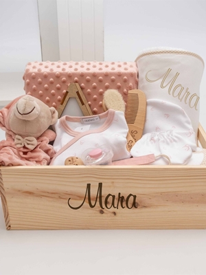 Caja Personalizada Rosa Palo Estrella - Imagen 1