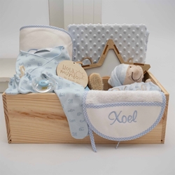 Caja Regalo Personalizada Celeste Estrella - Imagen 2