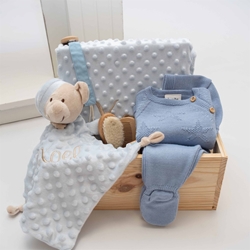 Caja Regalo Personalizada Celeste Primera Puesta - Imagen 1