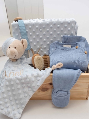 Caja Regalo Personalizada Celeste Primera Puesta - Imagen 1