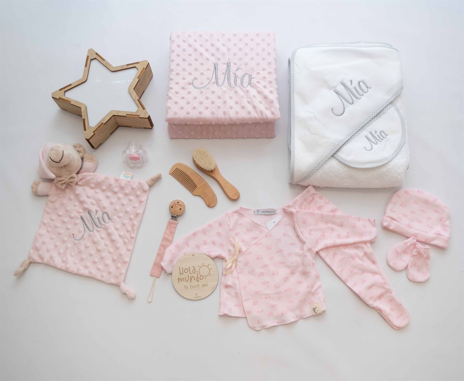 Caja Regalo Personalizada Rosa Estrella - Imagen 2