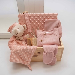 Caja Regalo Personalizada Rosa Palo Primera Puesta - Imagen 1