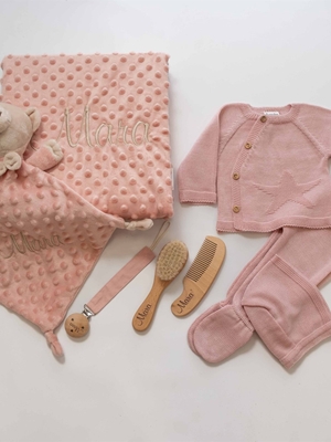 Caja Regalo Personalizada Rosa Palo Primera Puesta - Imagen 2