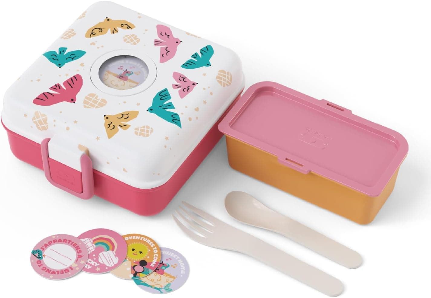Caja Snacky Monbento Birds - Imagen 1