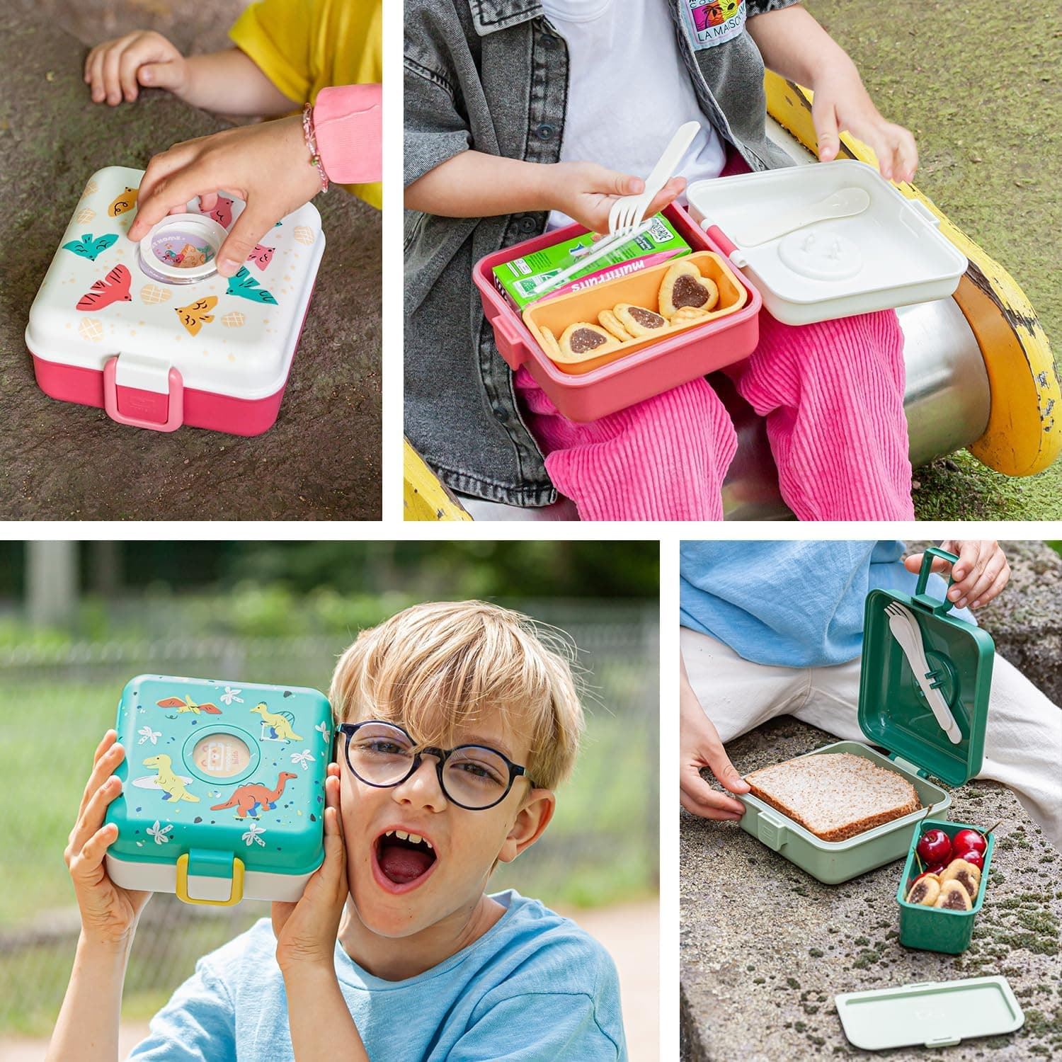 Caja Snacky Monbento Birds - Imagen 5