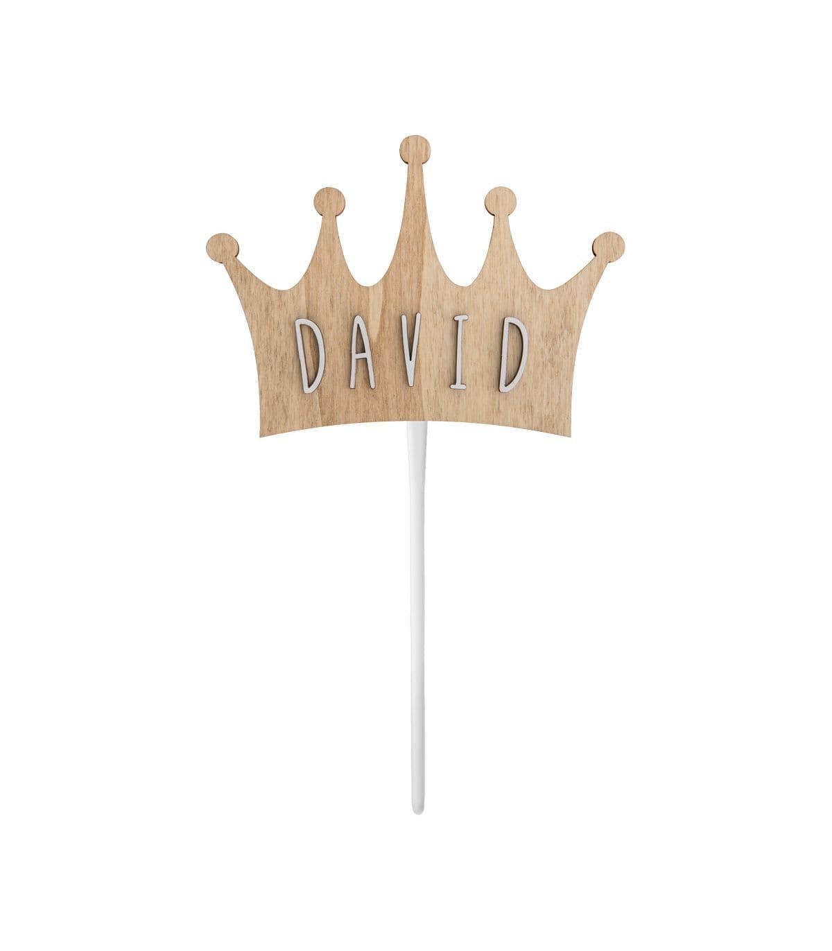 Cake Topper Corona - Imagen 2