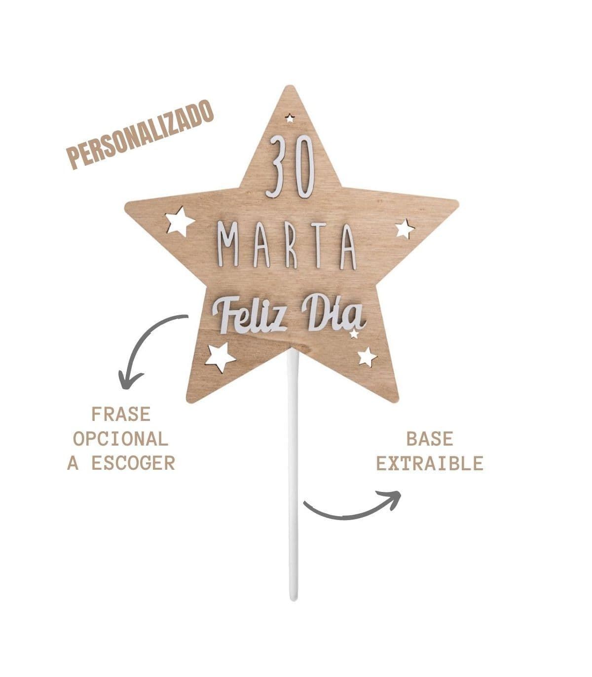 Cake topper Estrella - Imagen 3