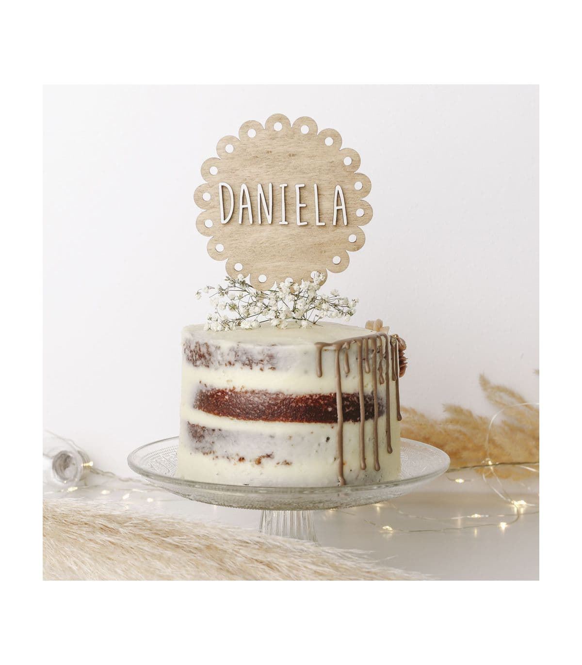 Cake Topper Redondo - Imagen 1