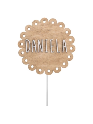 Cake Topper Redondo - Imagen 2