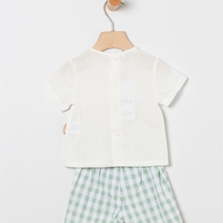 Camisa+Bermuda Cuad.Verde - Imagen 2