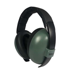 Cascos Banz Anti Ruido Dark Green Baby - Imagen 1