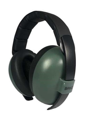 Cascos Banz Anti Ruido Dark Green Baby - Imagen 1