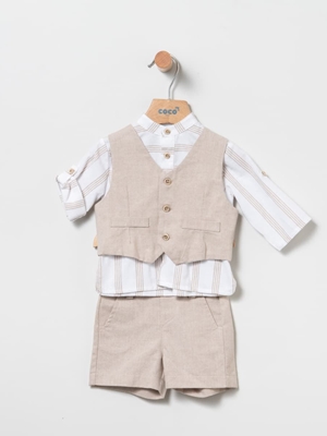 Chal+Cam+Short Tostado - Imagen 1