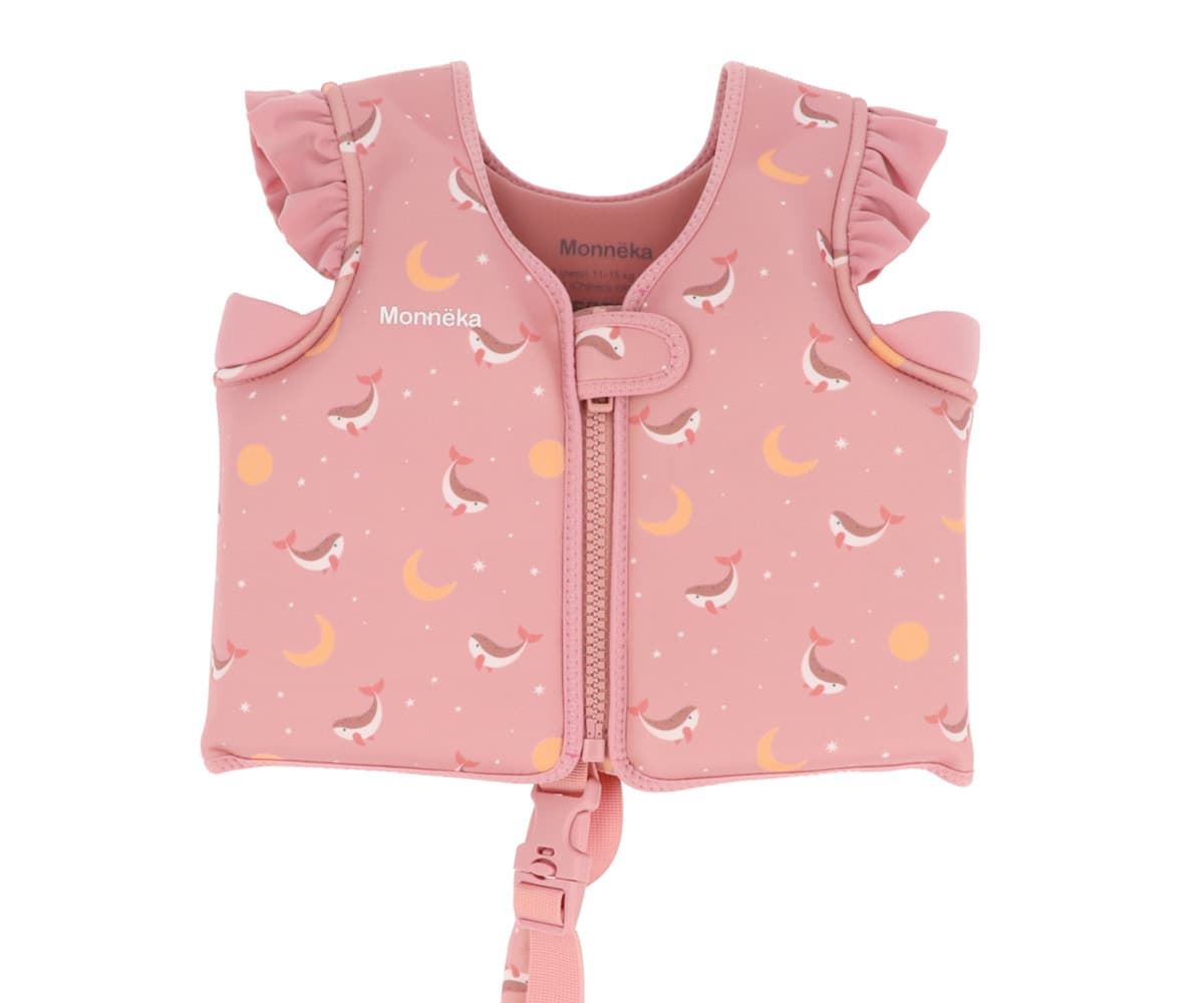 Chaleco Flotador Aprendizaje Whale Pink 2 a 3 años - Imagen 1