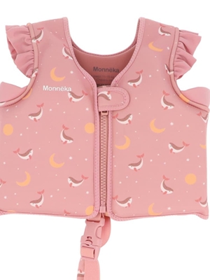 Chaleco Flotador Aprendizaje Whale Pink 2 a 3 años - Imagen 1