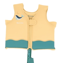 Chaleco Flotador Aprendizaje Whale Teal 2 a 3 años - Imagen 1
