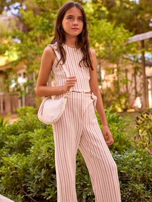 Conj. pantalon largo rayas - Imagen 1