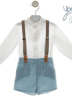 Conjunto Bebe Manga Larga Con Tirantes Art.0355 "Familia Medieval" - Imagen 1