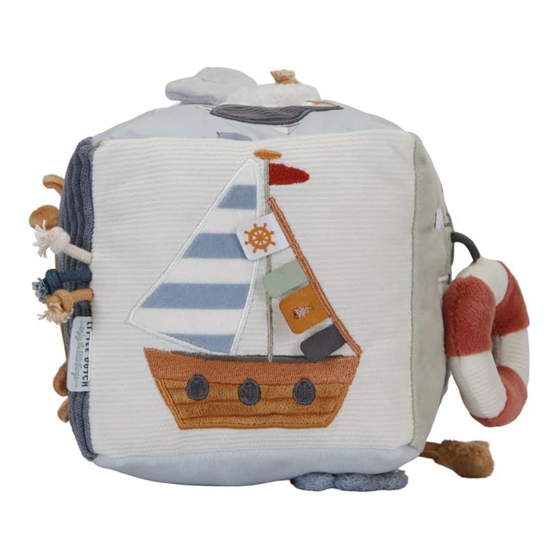 Cubo Blandito de Actividades Sailors Bay Little Dutch - Imagen 4