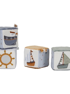 Cubos Blanditos Apilables Sailors Little Dutch - Imagen 2