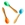 Cucharas Bamboo Eco Rascals Azul-Verde-Naranja - Imagen 1