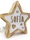 Lampara Estrella Personalizada Nombre y Corazones - Imagen 1