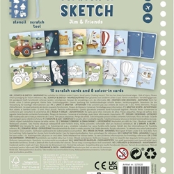 Libro de Rascar Jim y Amigos Little Dutch - Imagen 2