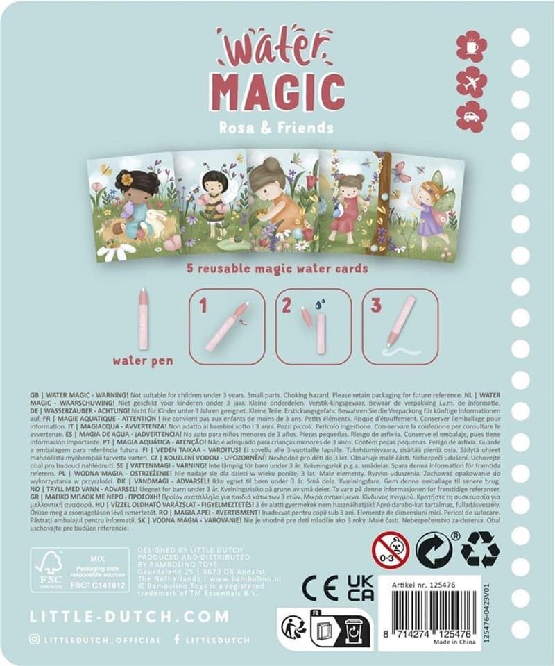 Libro Mágico para Colorear Rosa y Amigos Little Dutch - Imagen 2