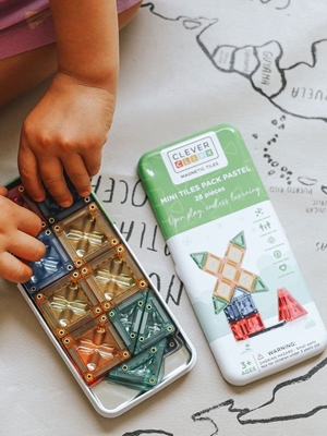 Mini Travel Cleverclixx 28 Piezas Pastel - Imagen 1