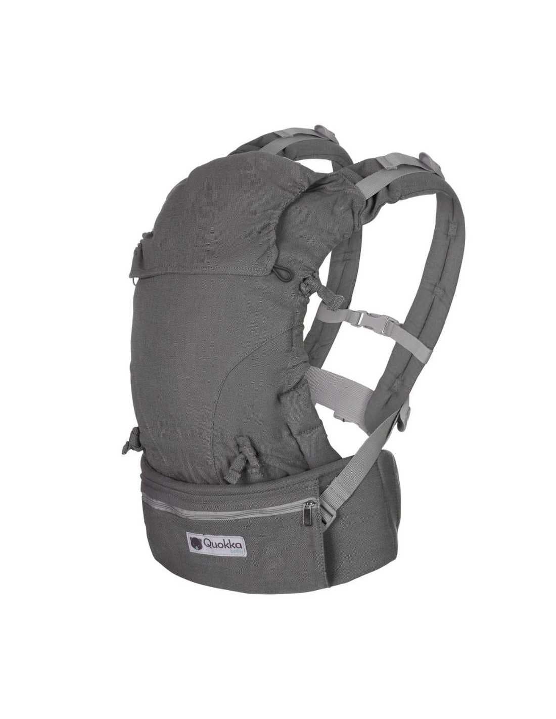 Mochila Quokkababy E-Carrier Ligth Grey - Imagen 1