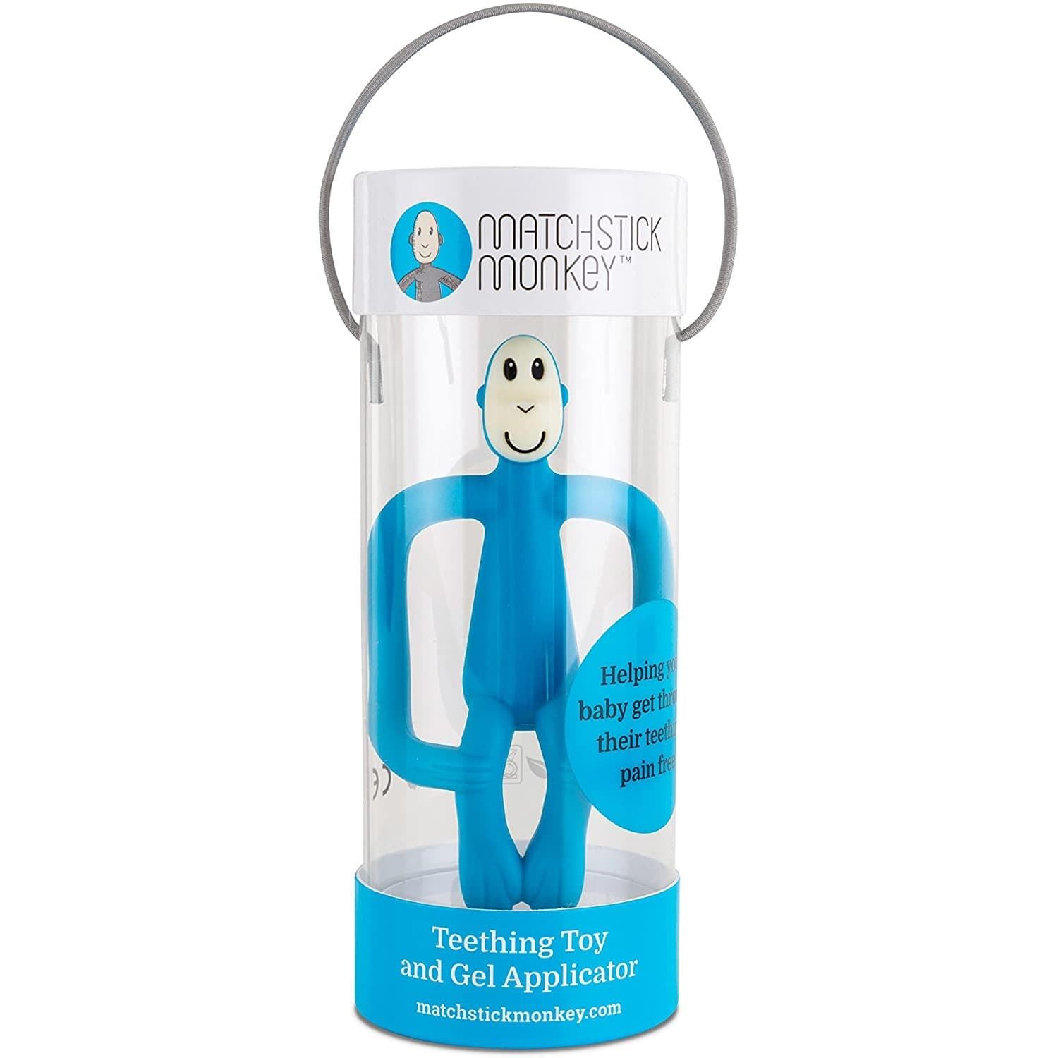 Mordedor Matchstick Monkey Azul - Imagen 1