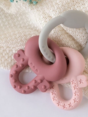 Mordedor Silicona Rosa - Imagen 1