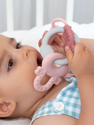 Mordedor Silicona Rosa - Imagen 2