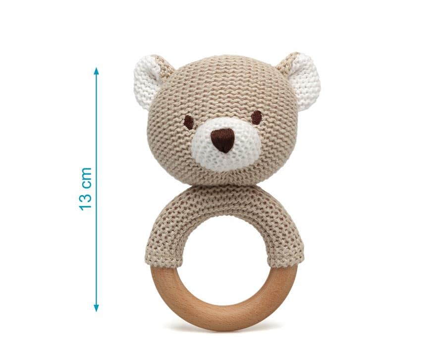 Oso Sonajero Algodón - Imagen 4