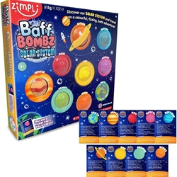 Pack 9 Bombas De Baño Sistema Solar - Imagen 1